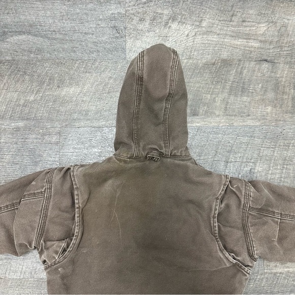 Polar King By Key Fleece Lined Canvas Hooded Full Zip Jacket Size 4T - Picture 11 of 13